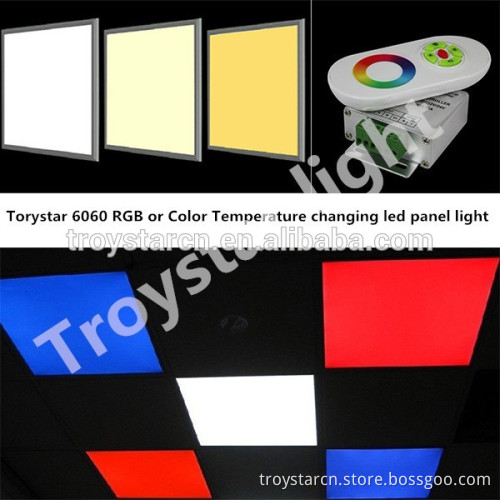 Private label led light manufacturer led panel light 60cm x 60cm color temperature adjustable for lighting remote controller